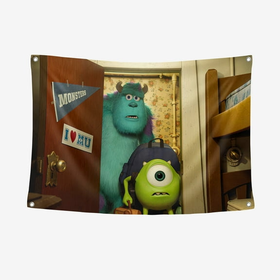 Monsters, Inc. Theme Party Supplies Banner Background Backdrop 31.5*47.2IN/80*120CM