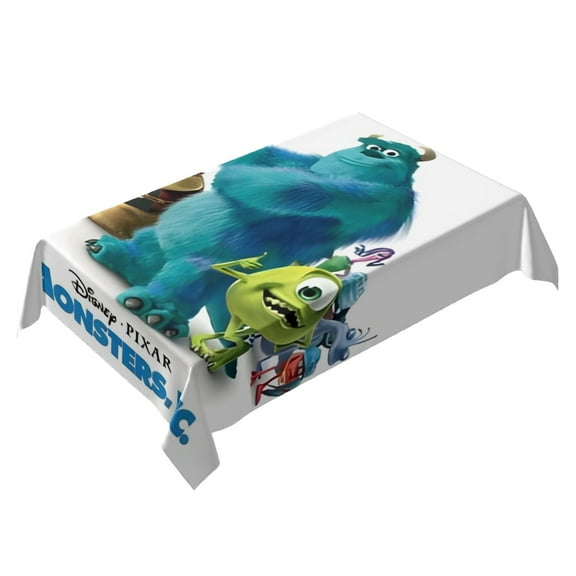 Monsters, Inc Themed Square Tablecloth 54 * 72 Inches Durable Stylish