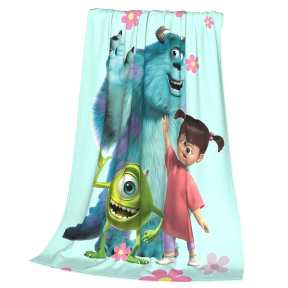 Monsters Inc Throw Blanket, Lightweight, Soft & Easy to Fold, Perfect for Home and On-the-Go 50x40