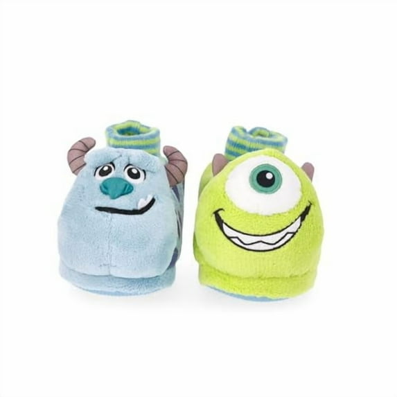 Monsters Inc Toddler Boys and Girls Sock Top Slippers - 7/8
