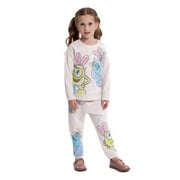 Monsters Inc Toddler Girls Easter Crewneck and Joggers Set, 2-Piece