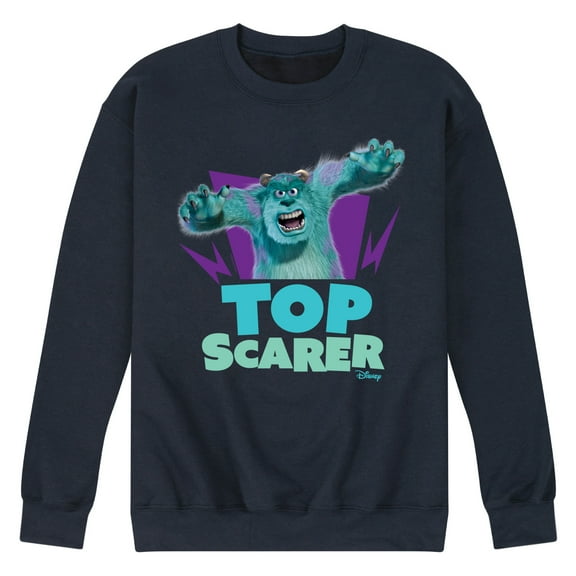 Monsters Inc. - Top Scarer   - Men's Crew Neck Fleece Pullover