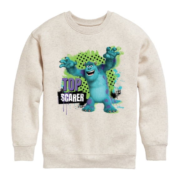 Monsters Inc. - Top Scarer - Toddler & Youth Crewneck Fleece Sweatshirt