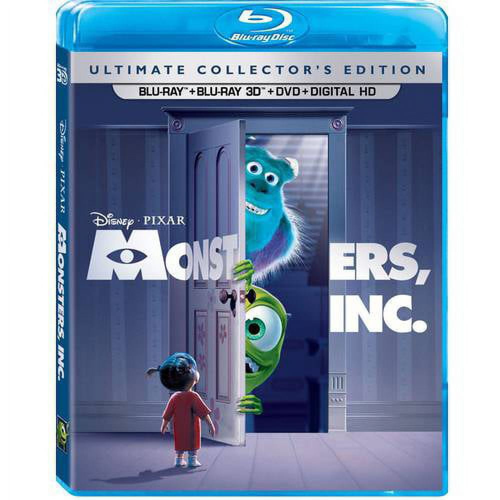 Monsters, Inc. [Includes Digital Copy] [Blu-ray/DVD] by John Goodman, Blu-ray