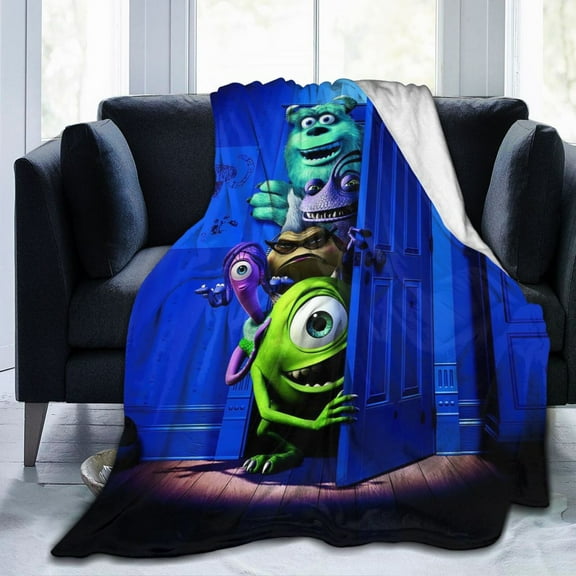 Monsters Inc Ultra-Soft Micro Fleece Blanket Cozy Blanket Thick Warm Plush Throw Blanket Sofa Cushion 50"X40"
