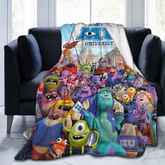 Monsters Inc Ultra-Soft Micro Fleece Blanket Cozy Blanket Thick Warm Plush Throw Blanket Sofa Cushion 50"X40"