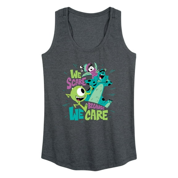Monsters Inc - We Scare Because We Care -Women's Racerback Tank Top