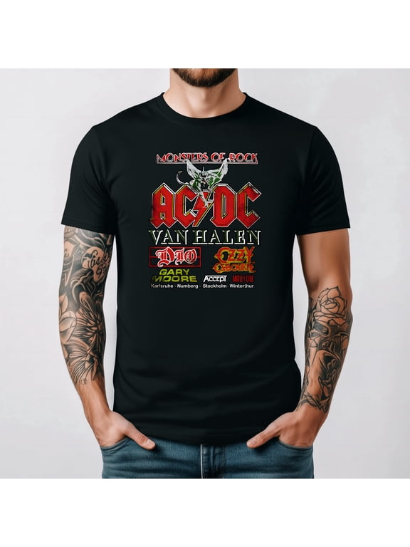 Monsters Of Rock Germany 1984 Vintage Metal Festival T-Shirt unisex up to 5XL
