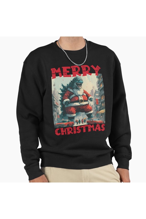Monsters Ones New Godzillas Vintage Unisex Sweatshirt Retro Funny Christmas Graphic G5344, Up to Size 5XL