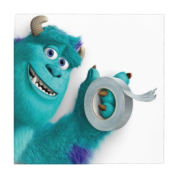 Monsters Square tablecloth for Square or Round Tables - Washable Fabric - for Buffet Table, Holiday Party, Dinner, Wedding