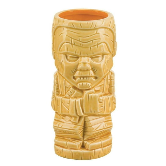 Monsters Tikis Tut 14oz Geeki Tikis Mug, Tan