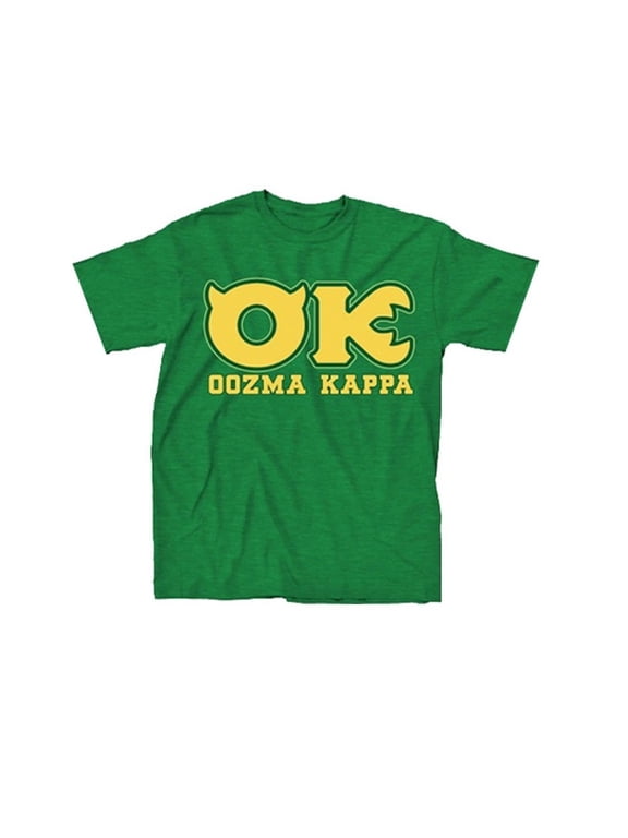 Monsters University OK Oozma Kappa Member Adult Green T-shirt