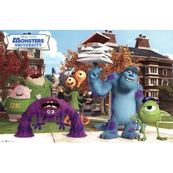 Monsters University - Oozma Kappa Laminated Poster Print (36 x 24)