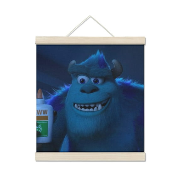 Monsters University Personalized Photo Wooden Wall Art, Custom Full Color Photo Print and Text, Home Decor and Keepsake Gift 7.8*7.8IN