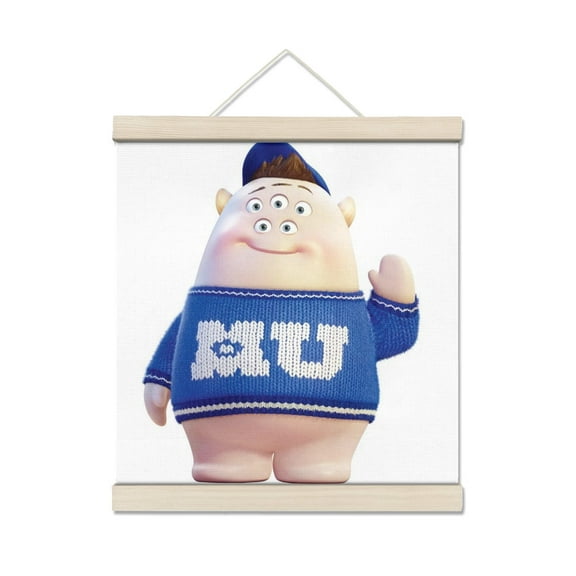 Monsters University Personalized Photo Wooden Wall Art, Custom Full Color Photo Print and Text, Home Decor and Keepsake Gift 7.8*7.8IN
