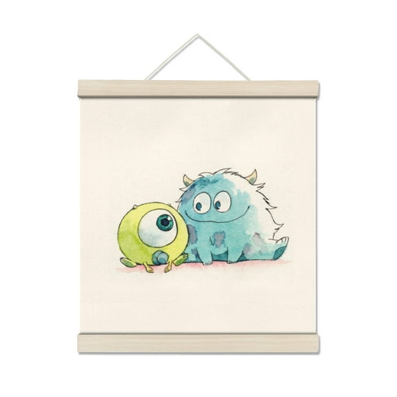 Monsters University Personalized Photo Wooden Wall Art, Custom Full Color Photo Print and Text, Home Decor and Keepsake Gift 7.8*7.8IN