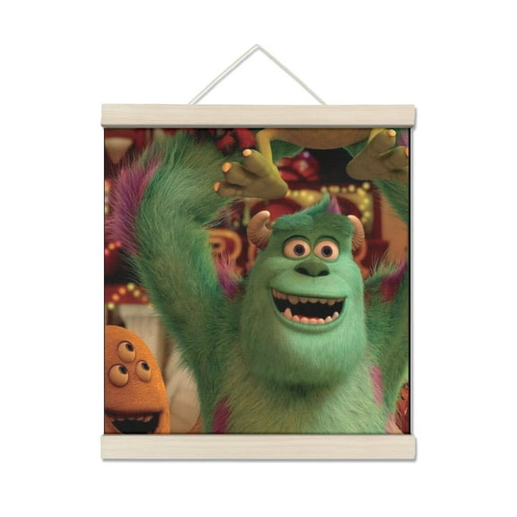 Monsters University Personalized Photo Wooden Wall Art, Custom Full Color Photo Print and Text, Home Decor and Keepsake Gift 7.8*7.8IN