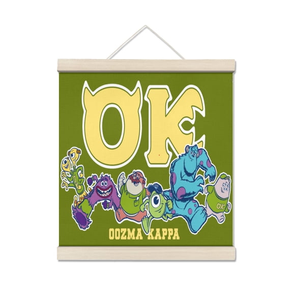 Monsters University Personalized Photo Wooden Wall Art, Custom Full Color Photo Print and Text, Home Decor and Keepsake Gift 7.8*7.8IN