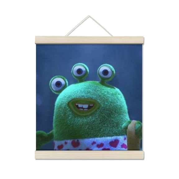 Monsters University Personalized Photo Wooden Wall Art, Custom Full Color Photo Print and Text, Home Decor and Keepsake Gift 7.8*7.8IN