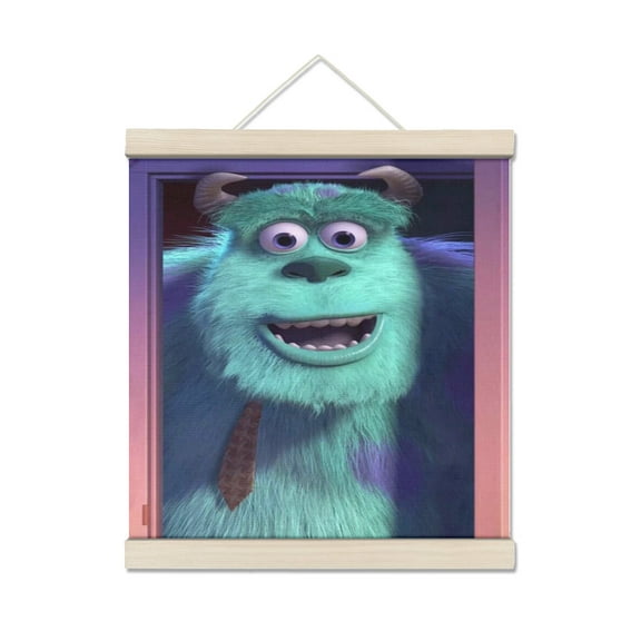 Monsters University Personalized Photo Wooden Wall Art, Custom Full Color Photo Print and Text, Home Decor and Keepsake Gift 7.8*7.8IN
