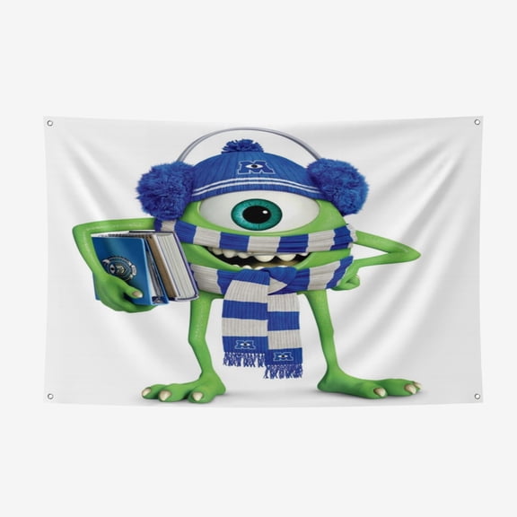 Monsters University Photography Background Decorations Banner Party Photo Backdrop 3.6*5.9FT/110*180CM