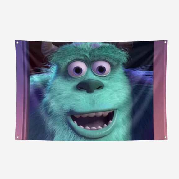 Monsters University Photography Background Decorations Banner Party Photo Backdrop 3.6*5.9FT/110*180CM