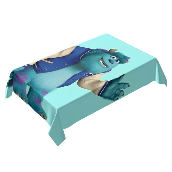 Monsters University Themed Square Tablecloth 54 * 72 Inches Durable Stylish