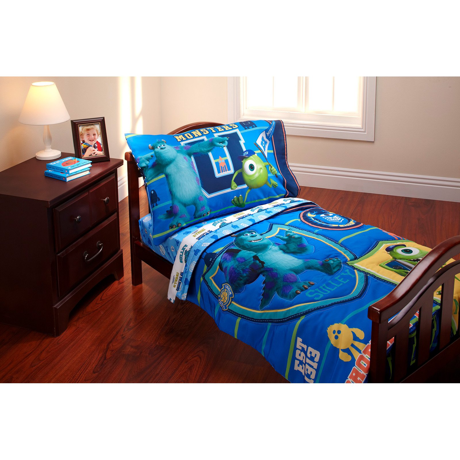 Monsters University Toddler Bedding Set 4pc Comforter Sheets - image 1 of 7