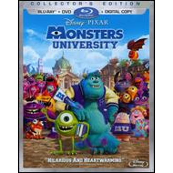 Pre-Owned Monsters University, by Dan Scanlon, Blu-ray/DVD, Animation, English