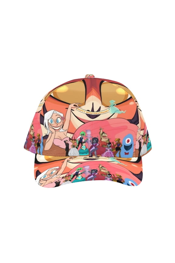 Monsters Vs. Aliens-theme Baseball Cap For Men, Women & Kids, Classic Flat Brim Hat Hip Hop Trucker Hat Adjustable Snapback Hat