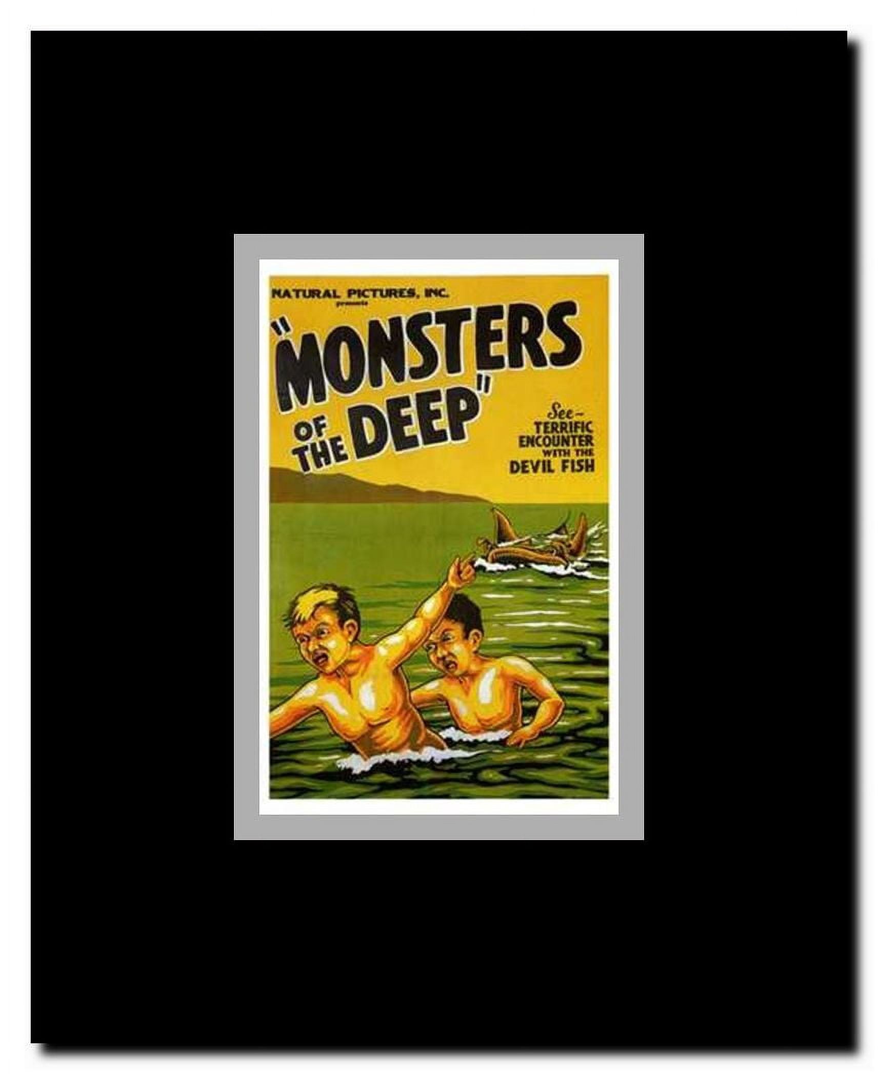 Monsters of the Deep Framed Movie Poster