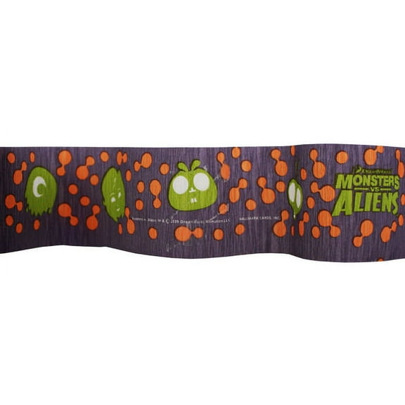 Monsters vs. Aliens Crepe Paper Streamer (30ft)