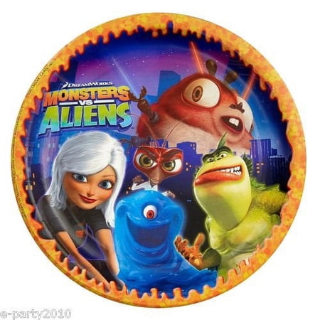Monsters vs. Aliens Small Paper Plates (8ct)