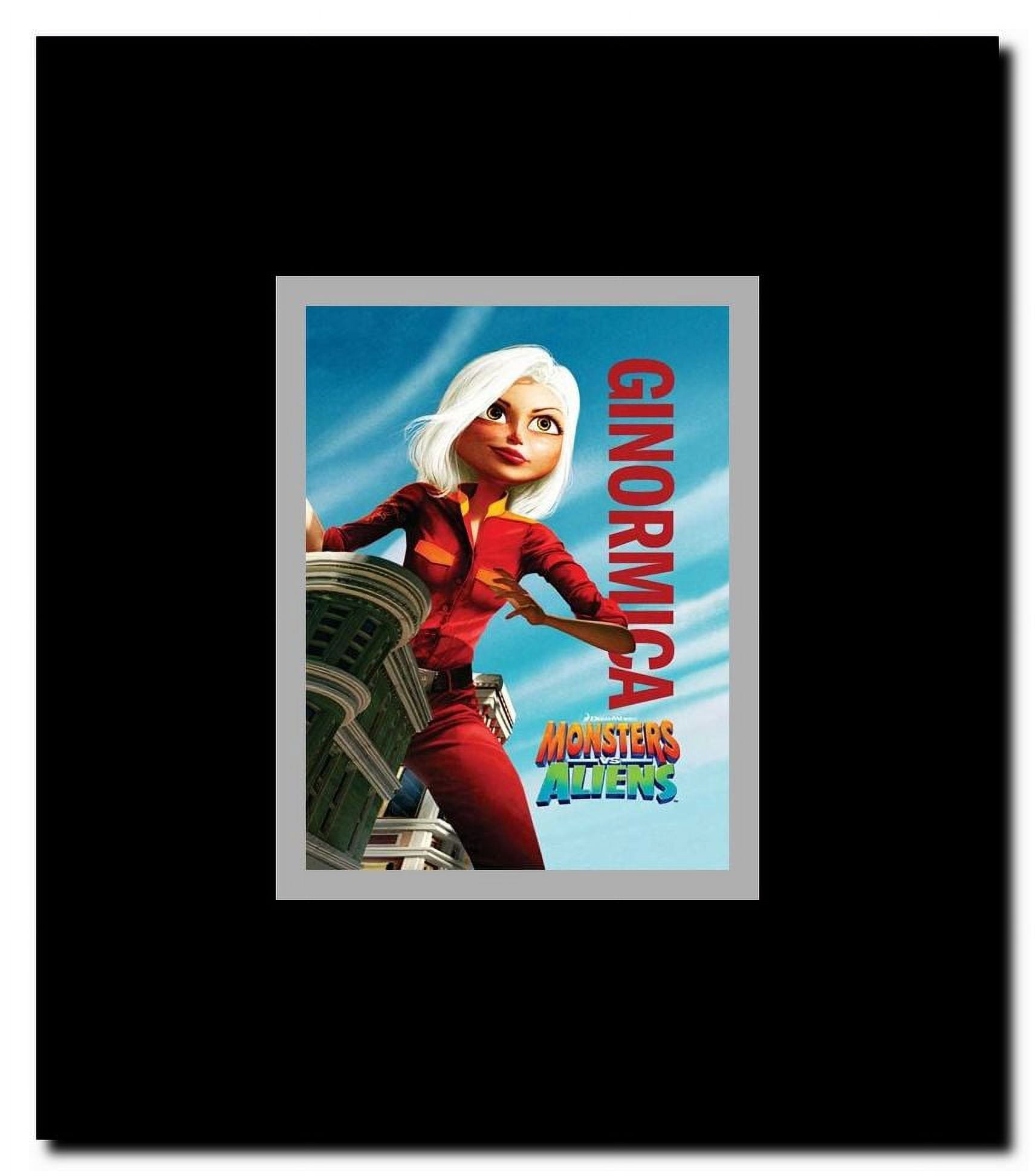 Monsters vs. Aliens c.2009 - style D Framed Movie Poster