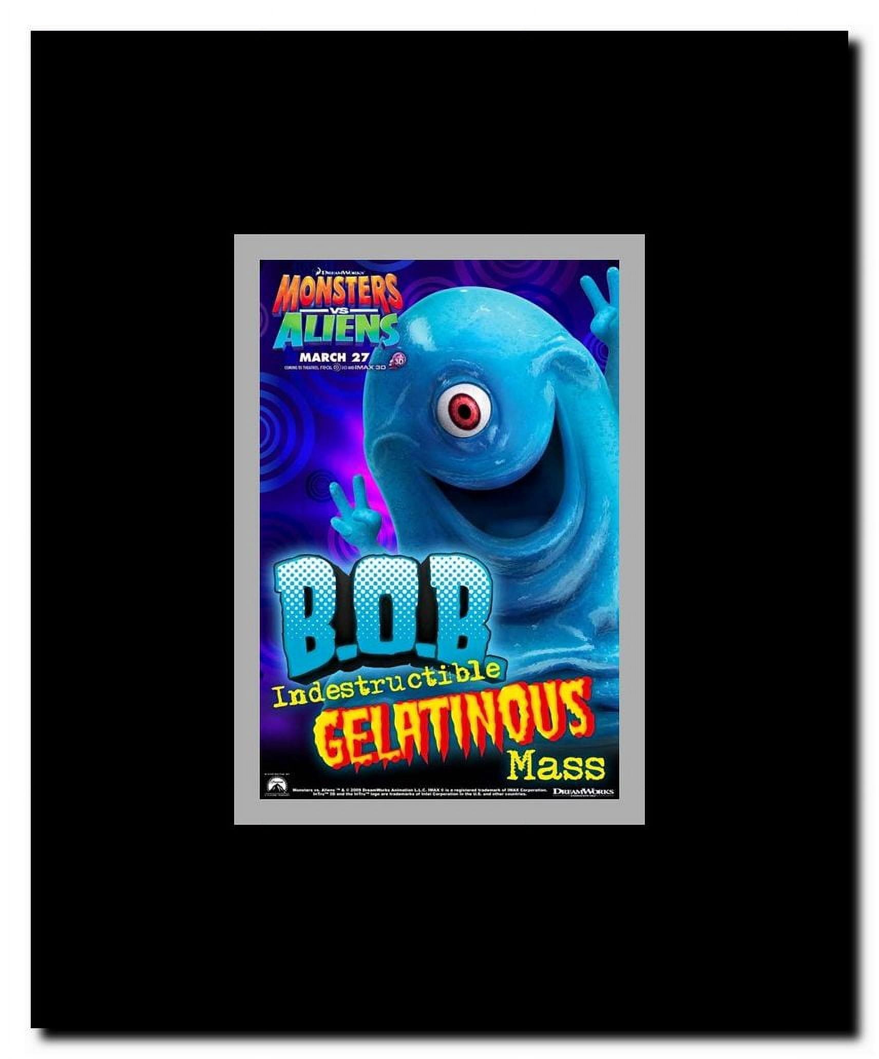 Monsters vs. Aliens c.2009 - style K Framed Movie Poster