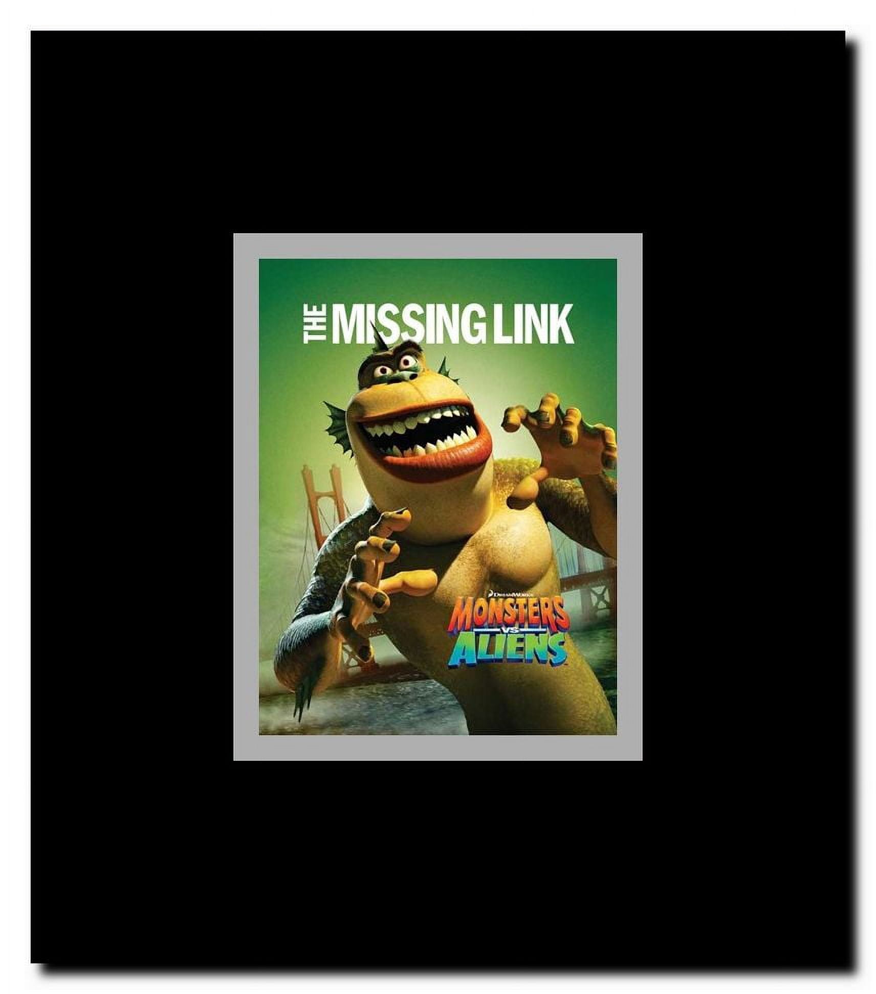 Monsters vs. Aliens c.2009 - style L Framed Movie Poster