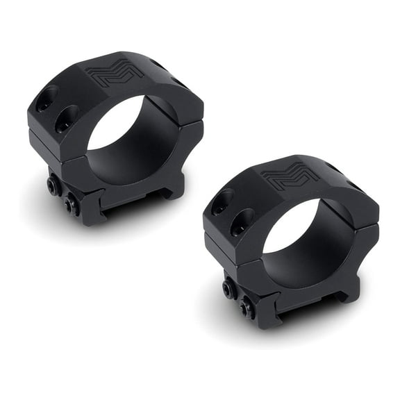 Monstrum 1 inch Precision Picatinny V2 Scope Rings, Black, .85 in