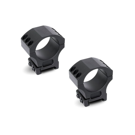 Monstrum 30mm Precision Picatinny V2 Scope Rings 1.20 in, Black, 1.2 in