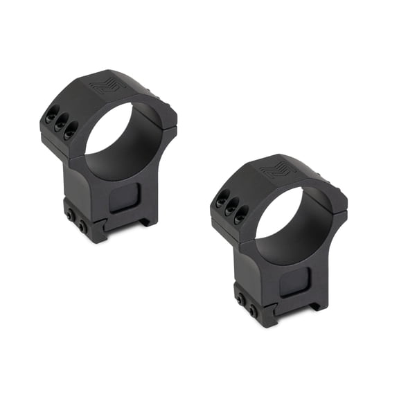 Monstrum 34mm Precision Picatinny V2 Scope Rings, 1.4 in, Black