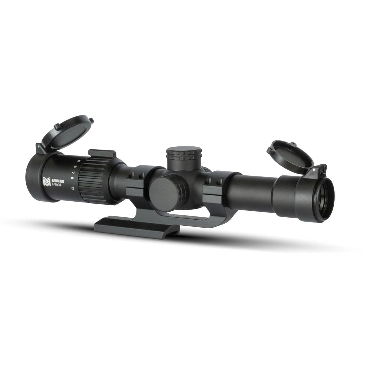 Monstrum Banshee 2-10x30 MPVO Rifle Scope with Offset Scope Mount | MX1 Reticle