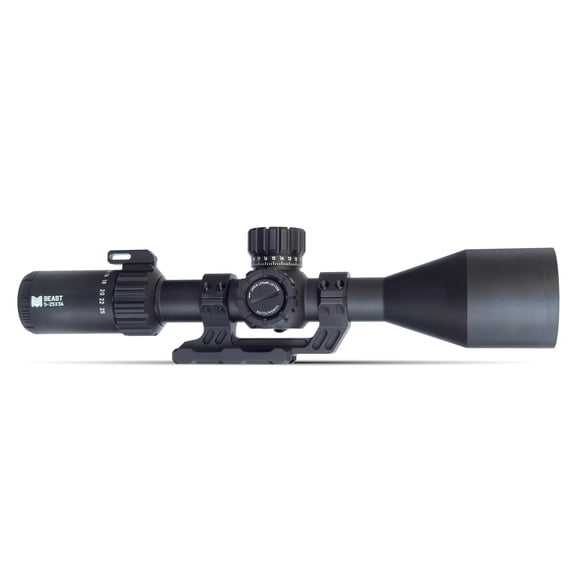 Monstrum Beast 5-25x56 FFP Scope | Featuring Extra Low Dispersion Glass, Precision Turrets with Zero Stop, and Deadlock Cantilever Scope Mount | MOA Reticle