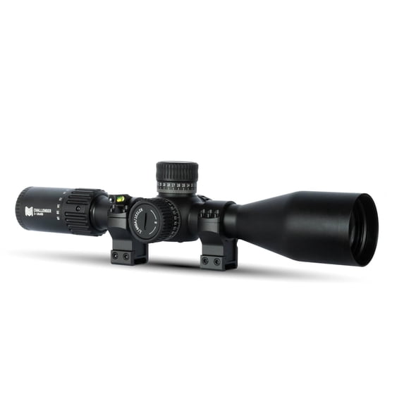 Monstrum Challenger 3-18x50 FFP Scope | Featuring ED Glass, Adjustable Objective, Precision Turrets with Zero Stop, Daylight Bright Reticle, and Anti-Cant Scope Rings | MOA Reticle
