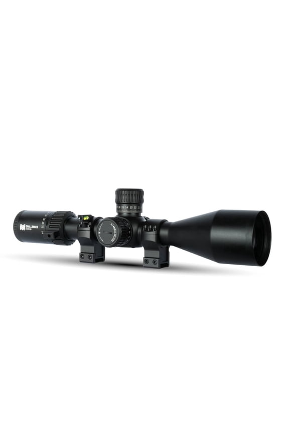 Monstrum Challenger 5-30x56 FFP Scope | Featuring ED Glass, Adjustable Objective, Precision Turrets with Zero Stop, Daylight Bright Reticle, and Anti-Cant Scope Rings | MOA Reticle