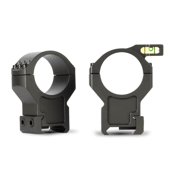Monstrum Challenger Picatinny Scope Rings with Integrated Level Bubble | 30 mm Diameter | 1.50 inch Center Height