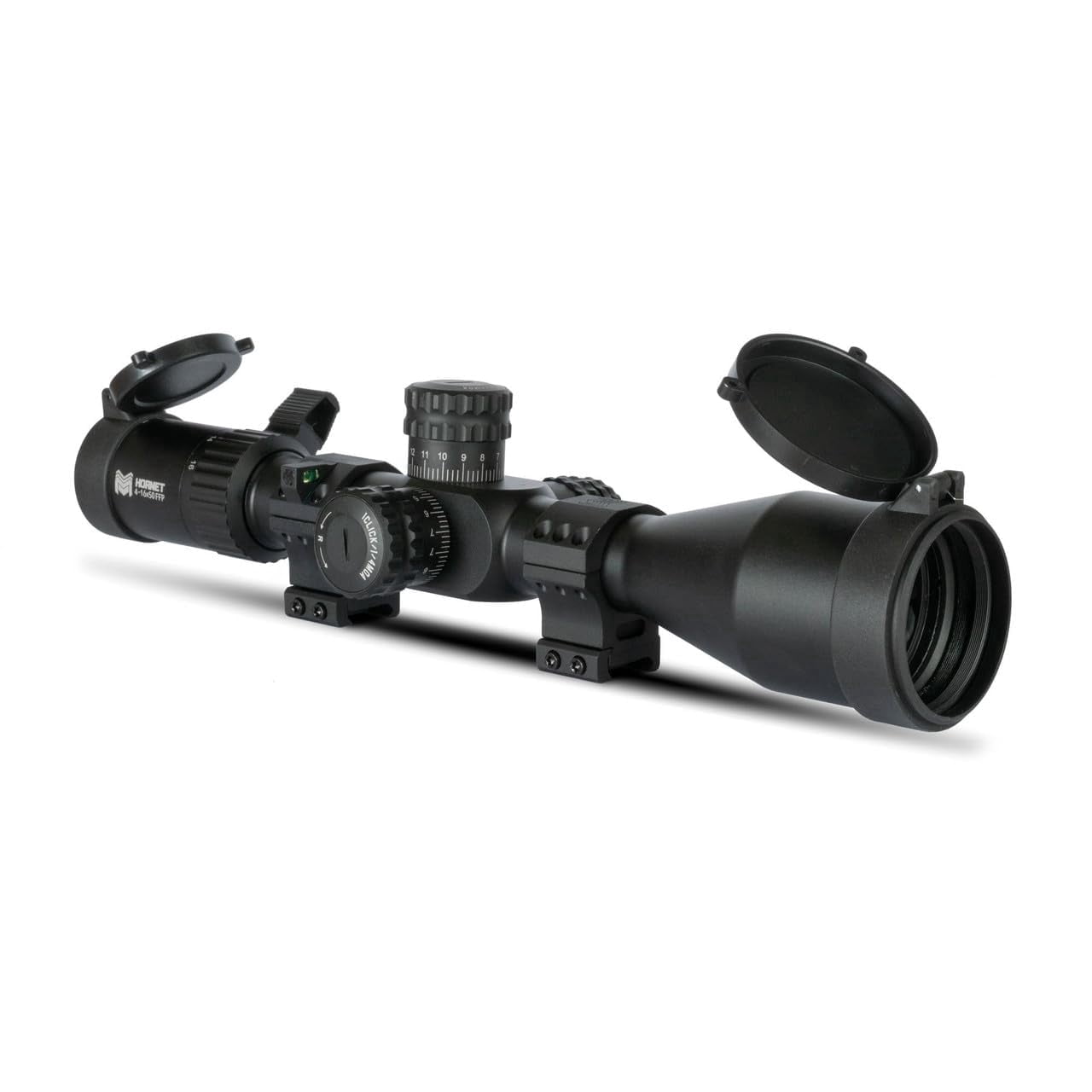 Monstrum Hornet 4-16x50 FFP Rifle Scope | Includes Zero Stop, Bubble ...