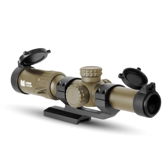 Monstrum Ladon 1-6x SFP LPVO Rifle Scope | Flat Dark Earth | CM8 Reticle