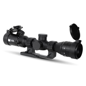 Monstrum Ladon 2-10x32 MPVO Rifle Scope with AO Adjustable Objective and Offset Scope Mount | CM9
