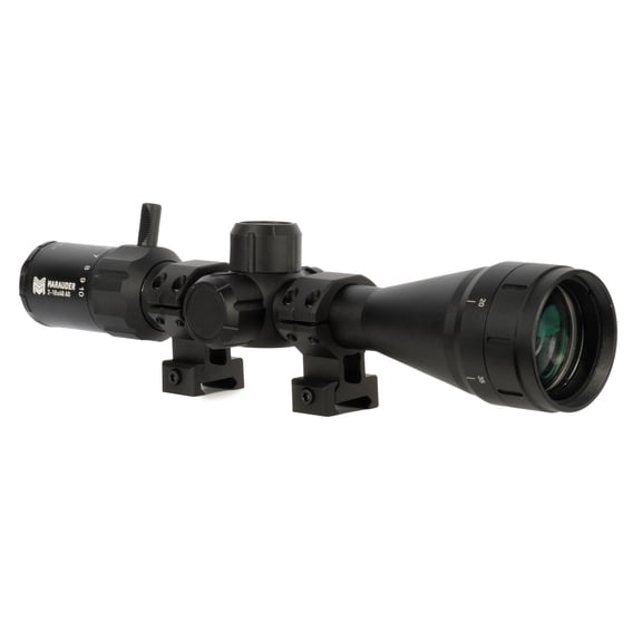 Monstrum Marauder 2-10x40 MPVO Rifle Scope with AO Adjustable Objective | Black | FMR01 Reticle