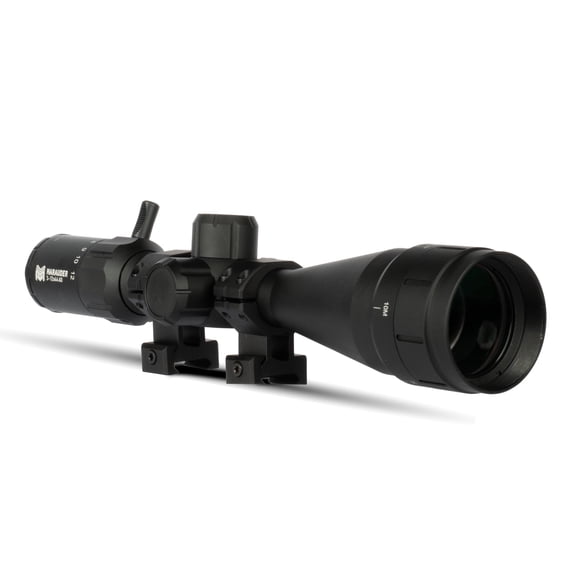 Monstrum Marauder 3-12x44 Rifle Scope with AO Adjustable Objective | Black | FMR03 Reticle
