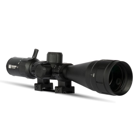 Monstrum Marauder 3-12x44 Rifle Scope with AO Adjustable Objective | Black | FMR03 Reticle